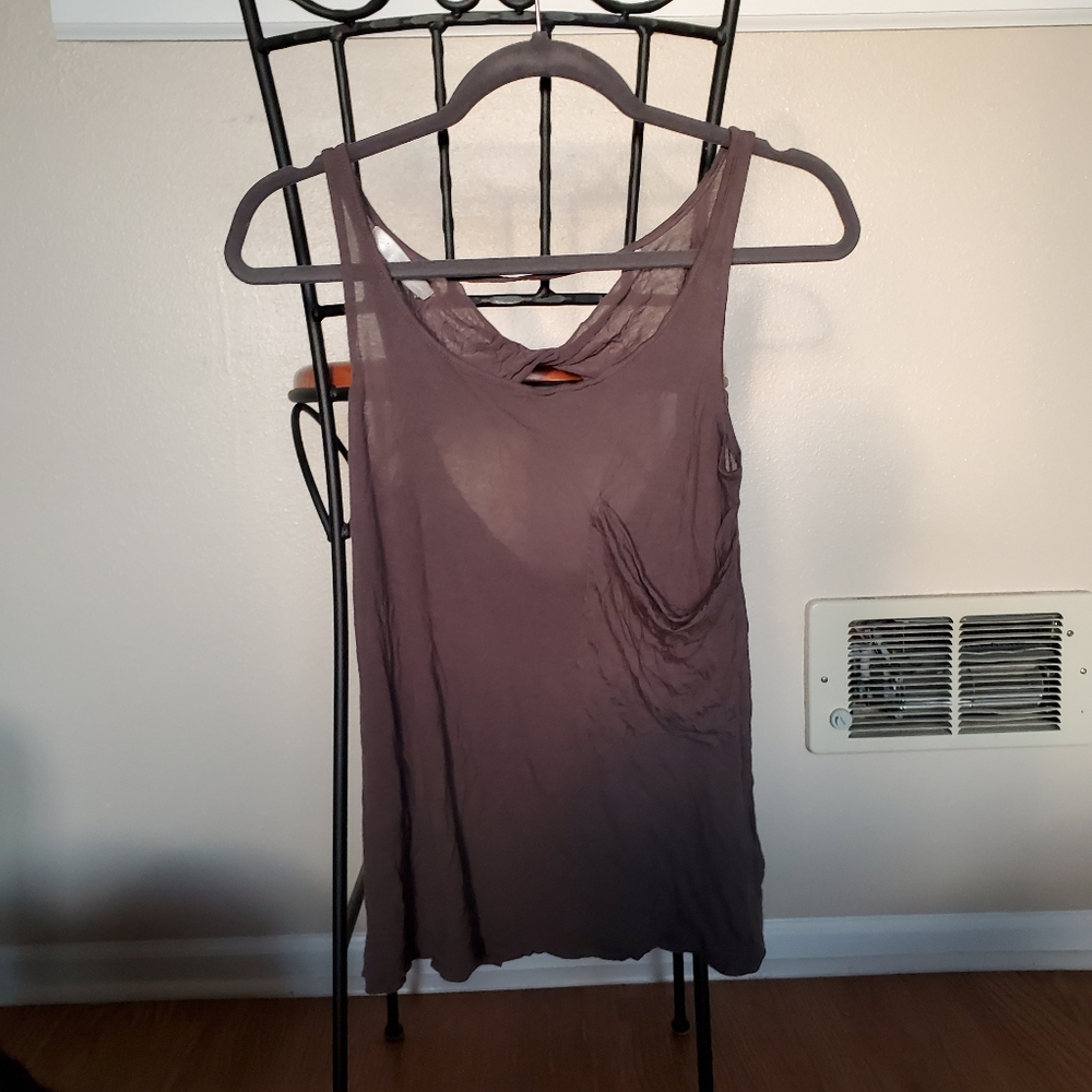 Anthropologie crepe paper top